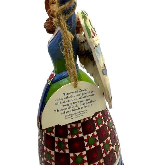 Jim Shore Angel with Two Doves Peace and Goodwill To All Figurine 4007933 2007 - Picture 14 of 16